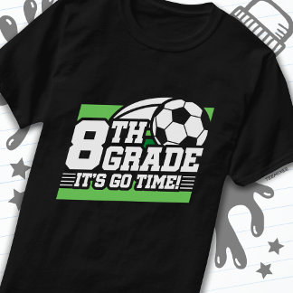T-shirt Football de 8e année Premier jour Retour à l'école