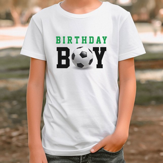 T-shirt Football de balle de football fête d'anniversaire  (Soccer Ball Football Birthday Boy Bday Party T-Shirt)