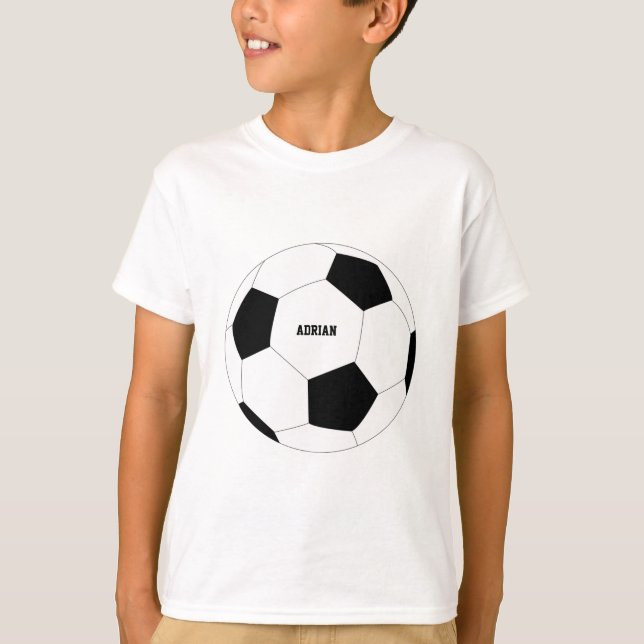 T-shirt Football de balle de football personnalisé (Devant)