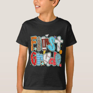 T-shirt Football de baseball de 1ère année S