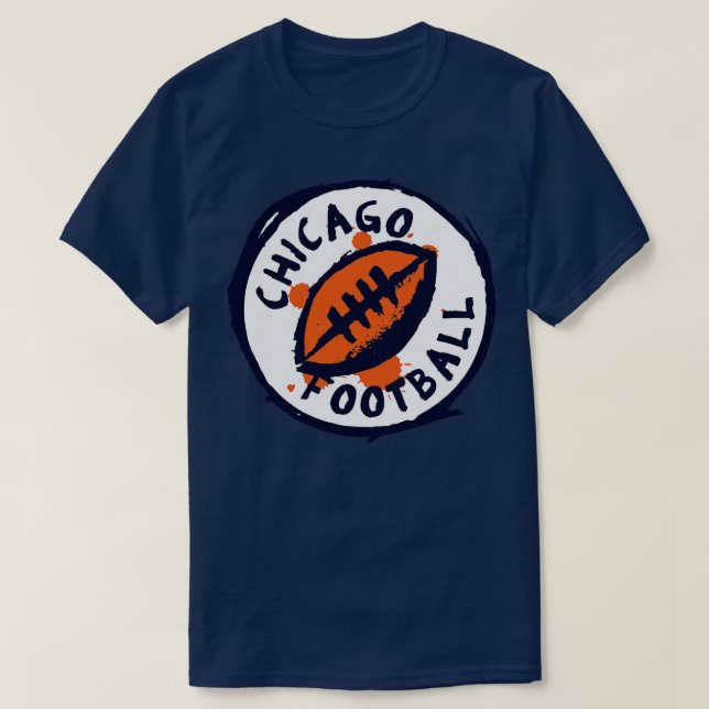 T-shirt Football de Chicago (Design devant)