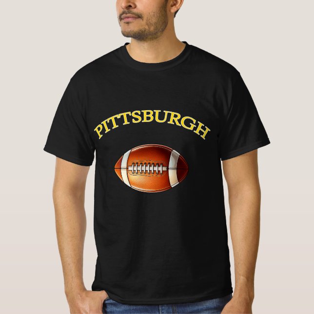 T-shirt Football de Pittsburgh (Devant)