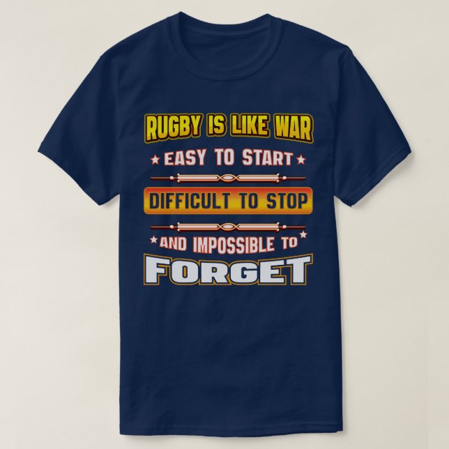 T-shirt Football de rugby (Design devant)