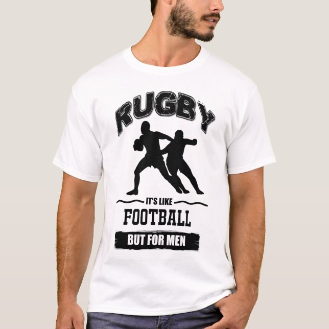 T-shirt football de rugby (Devant)