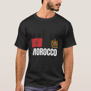 T-shirt Football de style Jersey de football marocain
