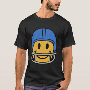 T-shirt Football des années 70 Souriant Visage Jaune Souri