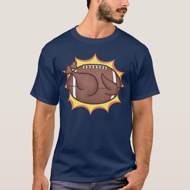 T-shirt football-dinde-T (Devant)