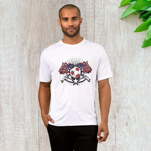 T-shirt Football drapeau américain patriotique (Créateur téléchargé)