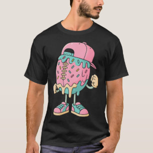 T-shirt Football Drip Filles Ice Cream Drip Sports de Jeun