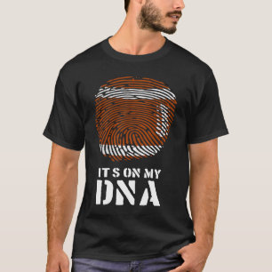 T-shirt Football Empreinte digitale C'est sur mon ADN
