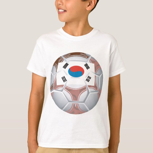 T-shirt Football en Corée du Sud (Devant)