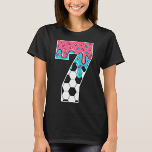 T-shirt Football Enfant de 7 ans Crème glacée qui coule Je