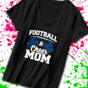T-shirt Football et Cheer Mom - Sports lycéens