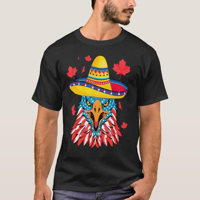 T-shirt Football fans 2026 Canada USA Mexico (Devant)