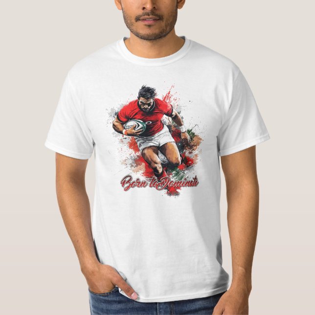 T-shirt Football Fans Graphic and Text (Devant)