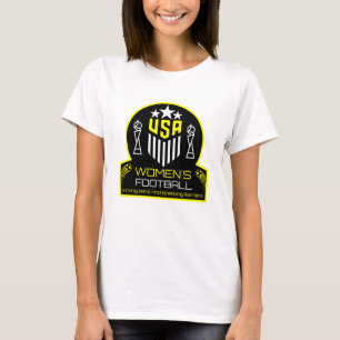 T-shirt Football féminin américain