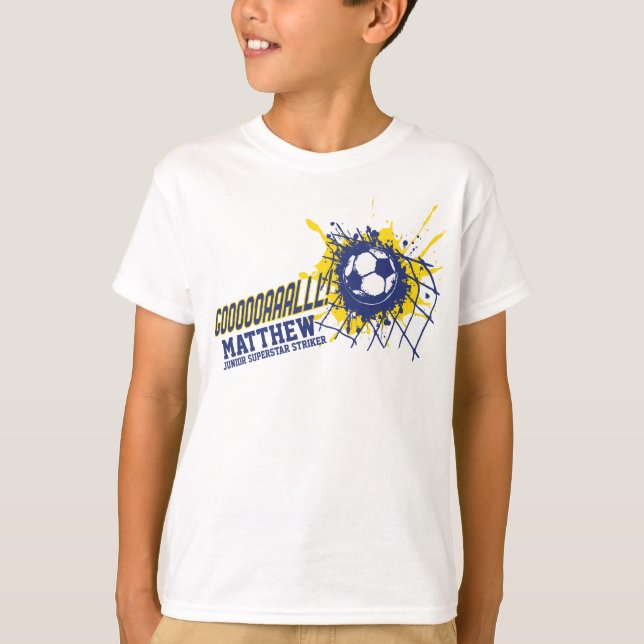 T-shirt Football / football But sur mesure enfants sport t (Devant)