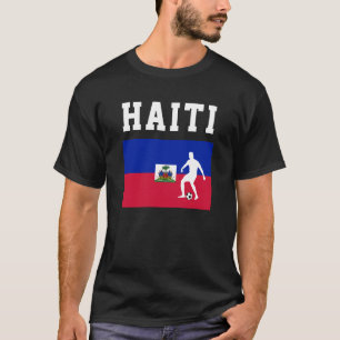 T-shirt Football Football Sport Van Haïti Drapeau haïtien