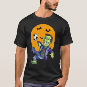T-shirt Football Frankenstein Halloween Hommes Garçons Sal