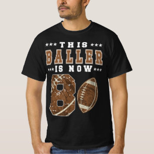 T-shirt Football garçon de 8e anniversaire Football de 8e