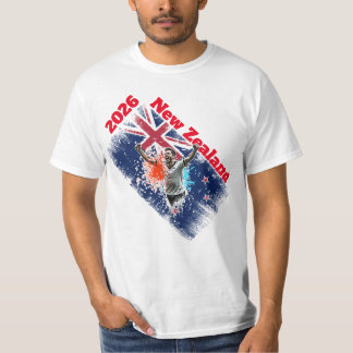 T-shirt Football Goal Celebration New Zealand Flag 2026