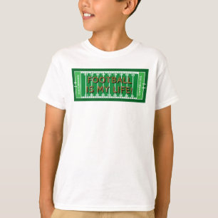 T-shirt Football Green Field BACKSIDE Joueur Numéro