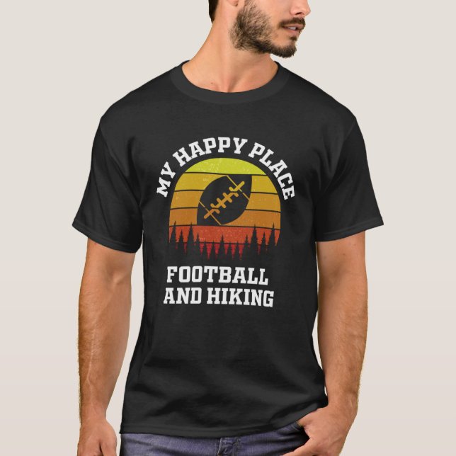 T-shirt Football hiking men women kids walking hobbies spo (Devant)