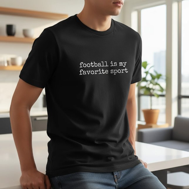 T-shirt Football Is My Favorite Sport (Créateur téléchargé)