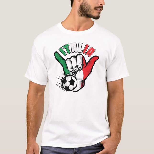 T-shirt Football Italia (Devant)