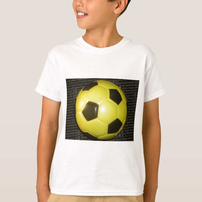 T-shirt Football Jaune et Noir (Football) (Devant)