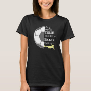 T-shirt Football Je Ne Crie Pas C'est Juste Ma Voix De Foo