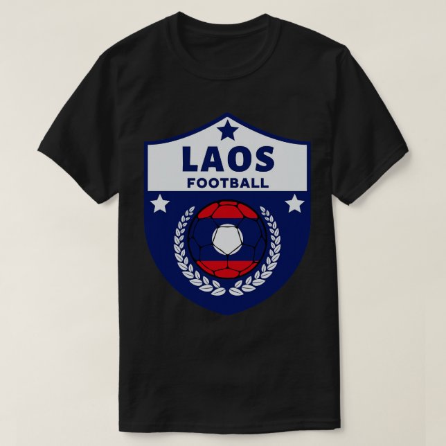 T-shirt Football Laos (Design devant)