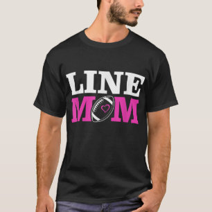 T-shirt Football Lineman Maman Line Maman