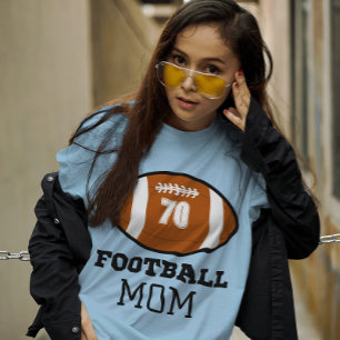 T-shirt Football Maman Numéro de Maillot