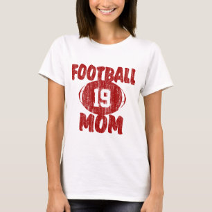 T-shirt Football Maman Rouge