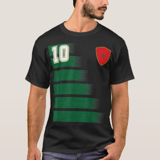 T-shirt Football Maroc Soccer Jersey Retro 10 M