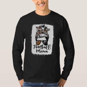 T-shirt Football Mima Vintage Léopard Chignon Dégarni Déco
