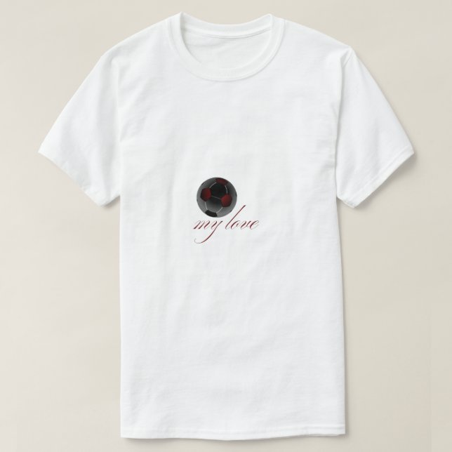 T-shirt Football mon amour (Design devant)