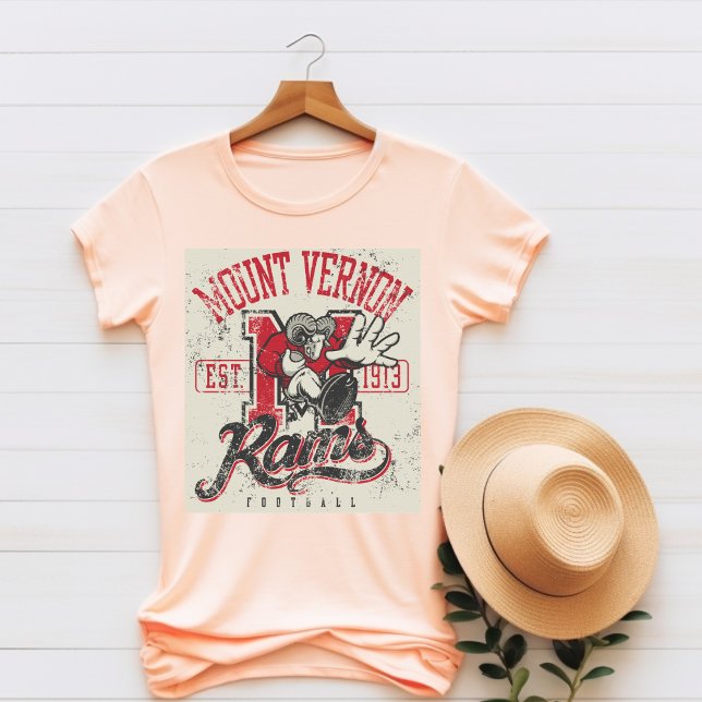 T-shirt football Mont Vernon Rams (Créateur téléchargé)