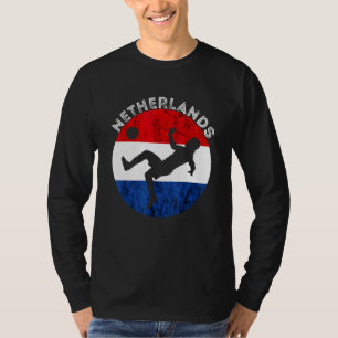 T-shirt Football Néerlandais Fierté Néerlandaise Drapeau V