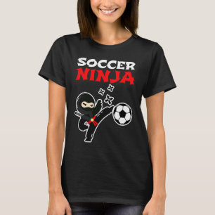 T-shirt Football Ninja Joueur mignon Amateurs de football