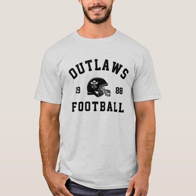 T-shirt Football Outlaws  (Devant)
