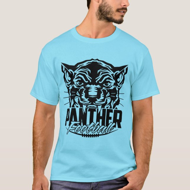 T-shirt football panthère (Devant)