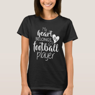 T-shirt Football petite amie football petit ami couples fo