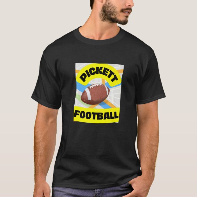 T-shirt Football Pickett Football Lets Go   (Devant)