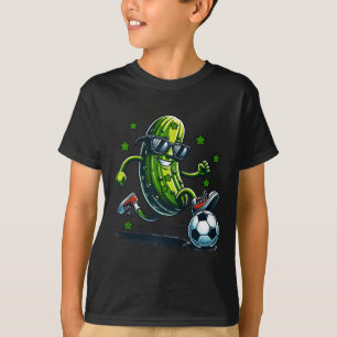 T-shirt Football pickle drôle avec lunettes de soleil pour