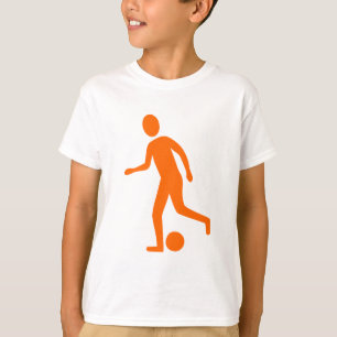 T-shirt Football Player - Orange