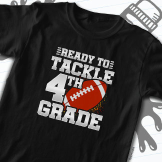 T-shirt Football Premier Jour 4e Année Retour À L'École