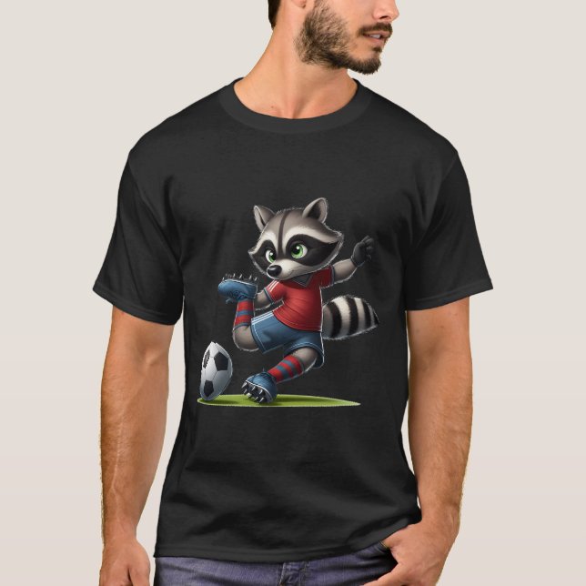 T-shirt Football * Raccoon 5 (Devant)