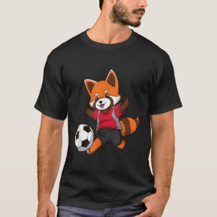 T-shirt Football Red Panda
